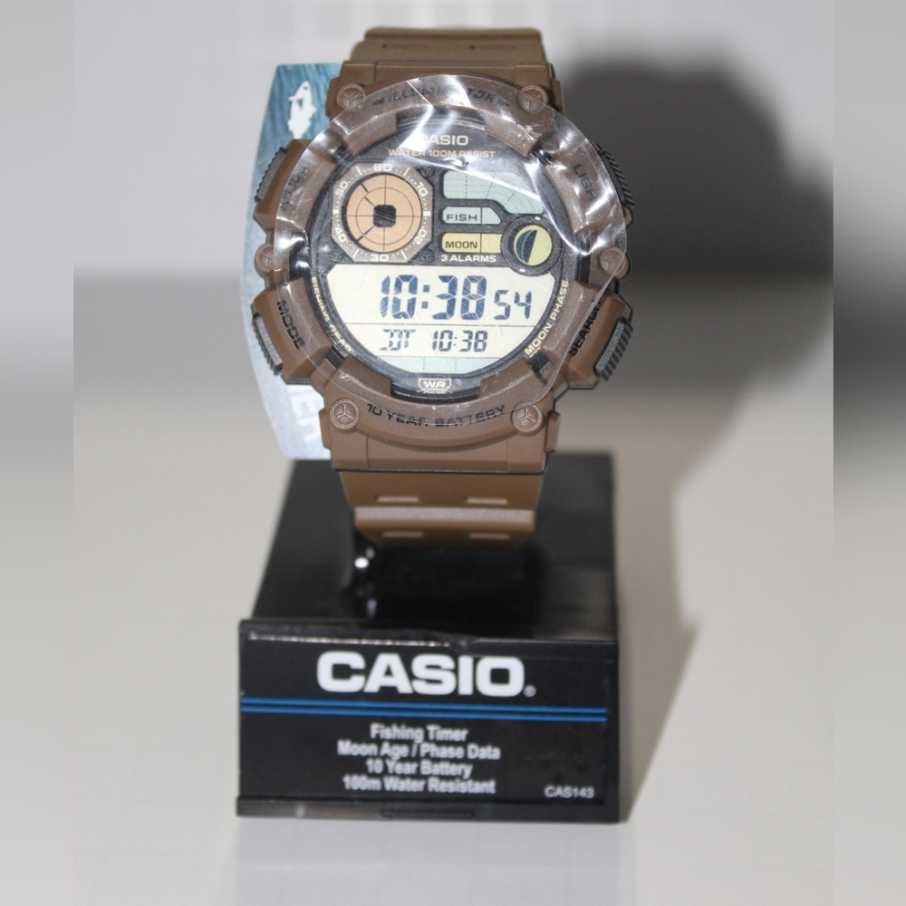 ✨🆕✨Casio Illuminator Fishing Timer Men's Watch
